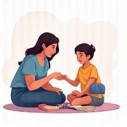 Illustration of therapy session